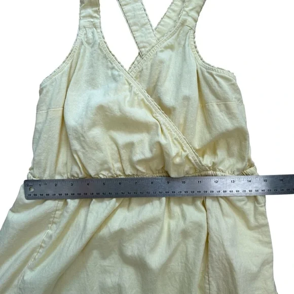 Butter Yellow Universal Thread Linen Blend Maxi Dress Medium‎ - Picture 9 of 10